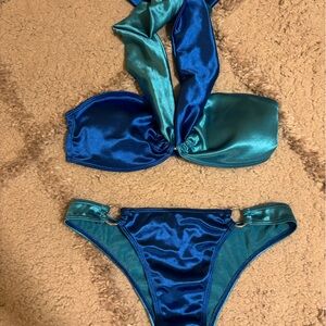 Two tone bikini set